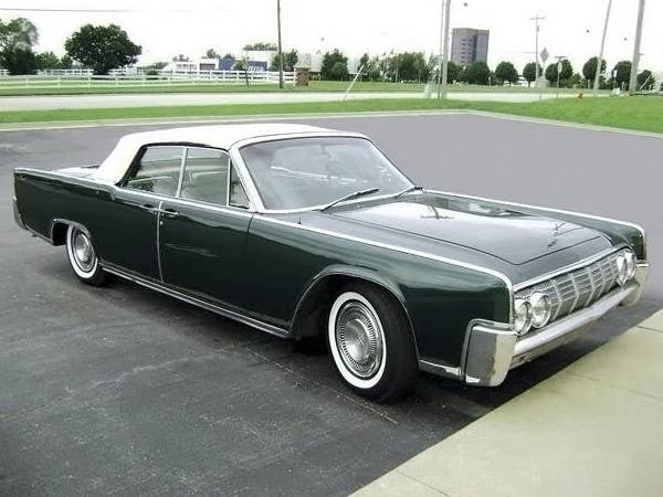 Top Front Section Only Lincoln Continent - Replacement Convertible Tops & Pads