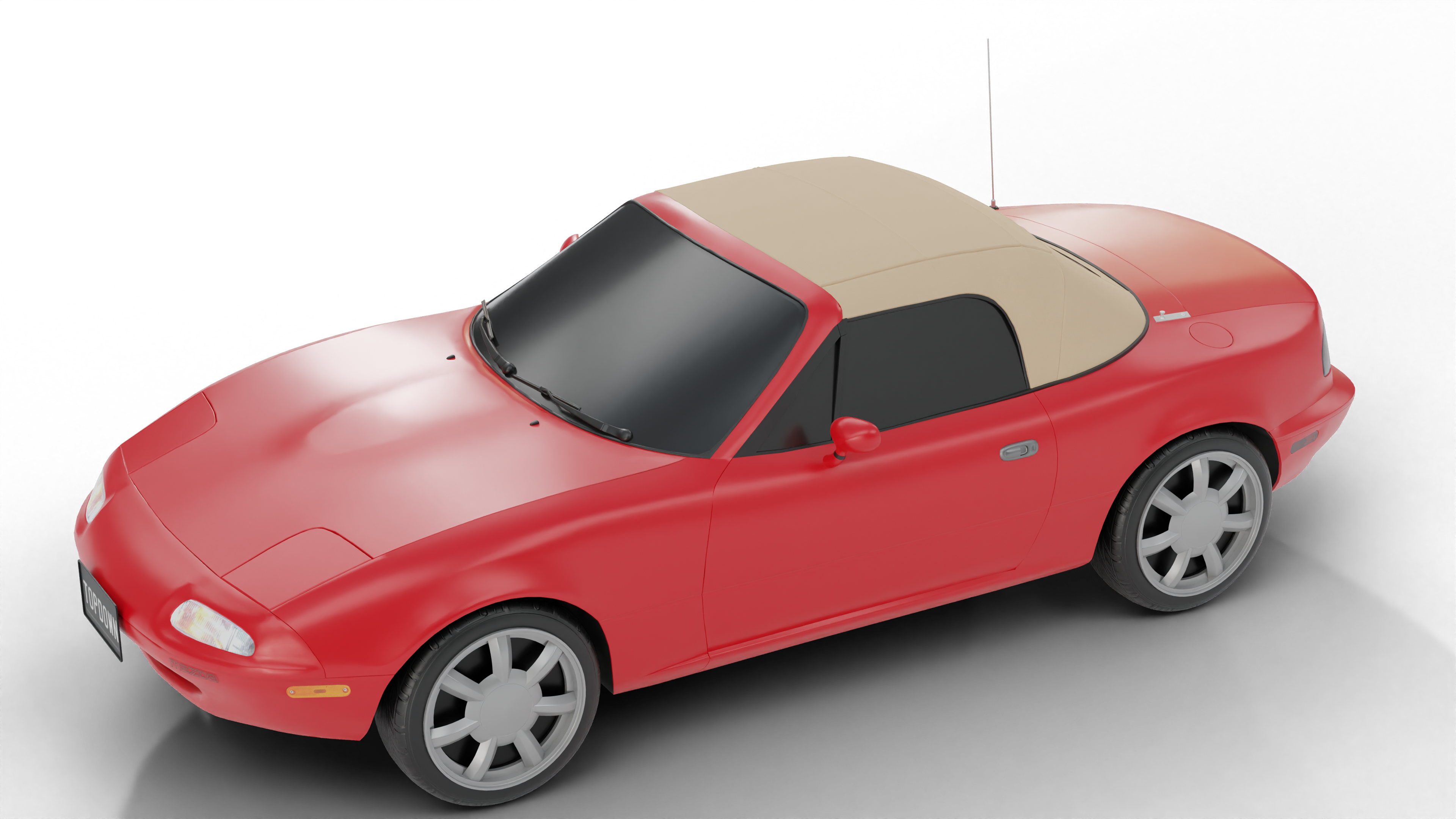 Top Complete Non Htd Glass Wndw Mazda Mi - Replacement Convertible Tops & Pads