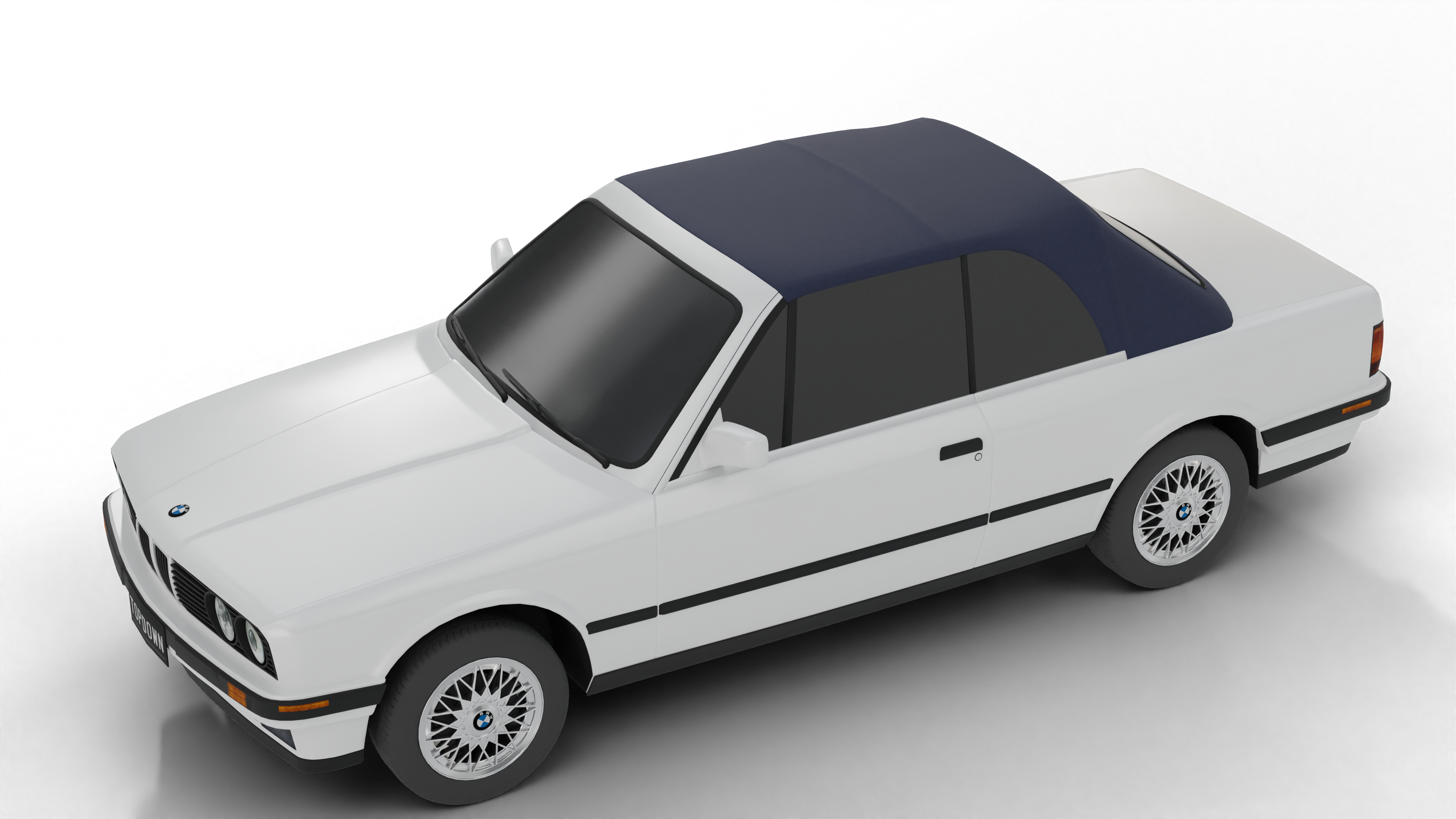 Top Complete Plastic Wndw Bmw E30 3 Seri - Replacement Convertible Tops & Pads
