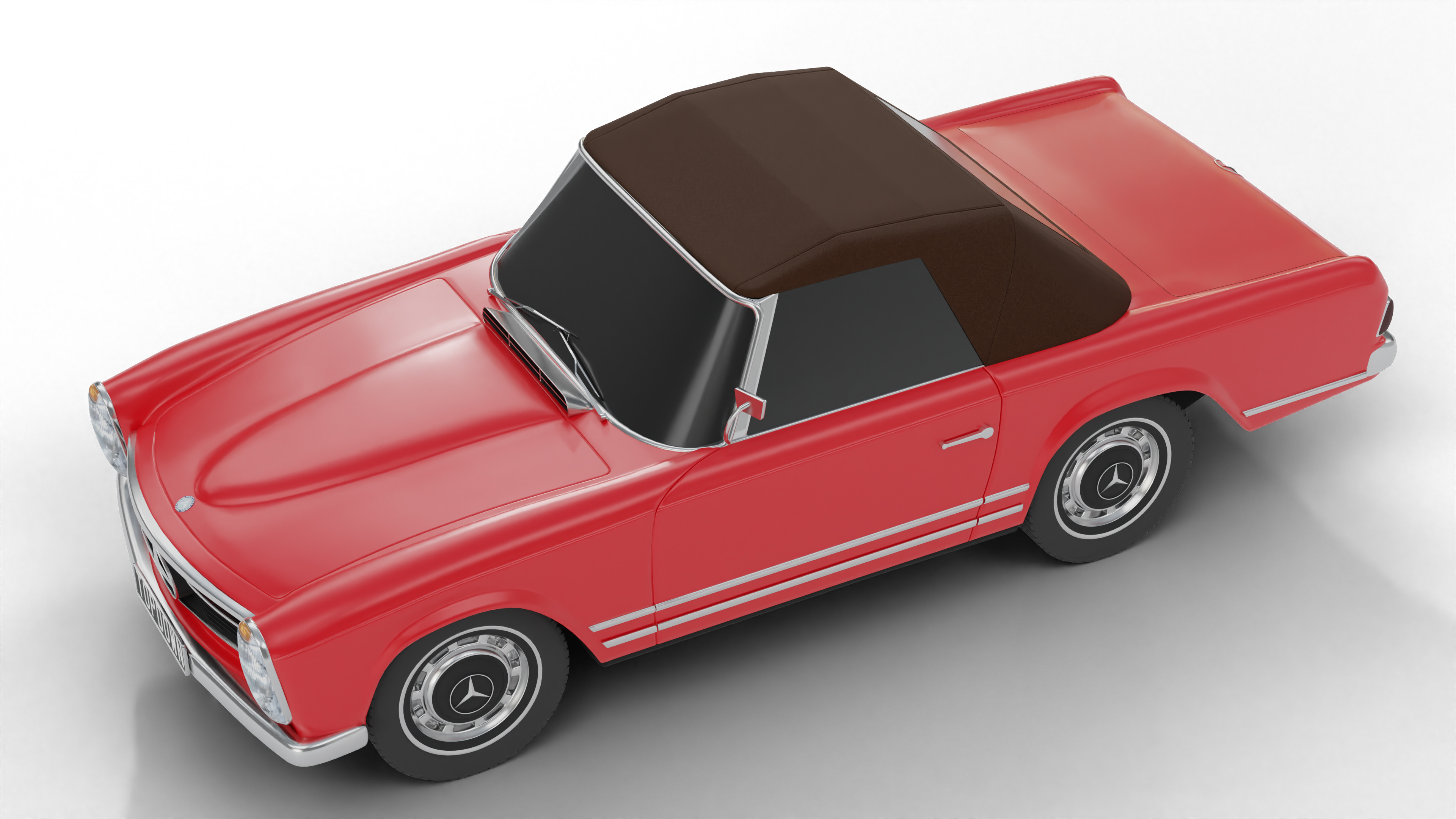 Top Complete Plastic Wndw Mercedes Sl Se - Replacement Convertible Tops & Pads