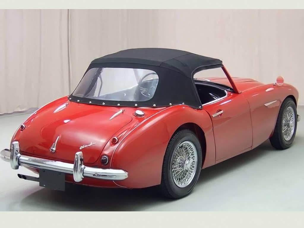 Top Complete Plastic Wndw Austin Healey - Replacement Convertible Tops & Pads
