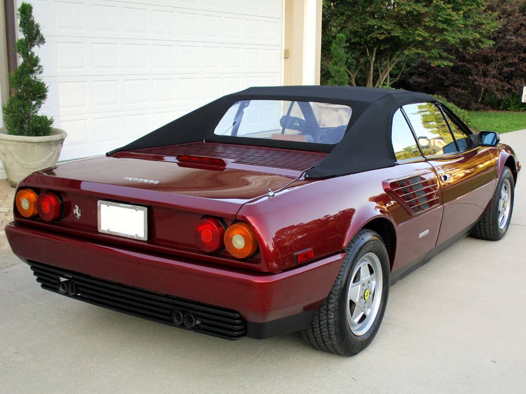 Top Complete Plastic Wndw Ferrari Mondia - Replacement Convertible Tops & Pads