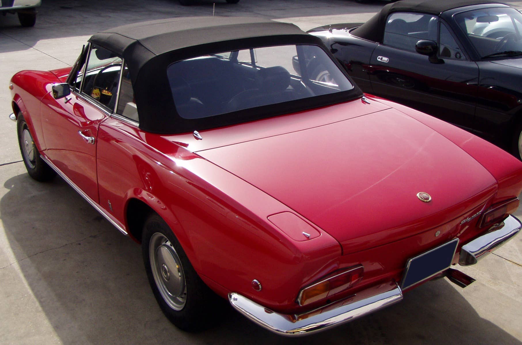 Top Complete Plastic Wndw Fiat 124-Cs1/1 - Replacement Convertible Tops & Pads