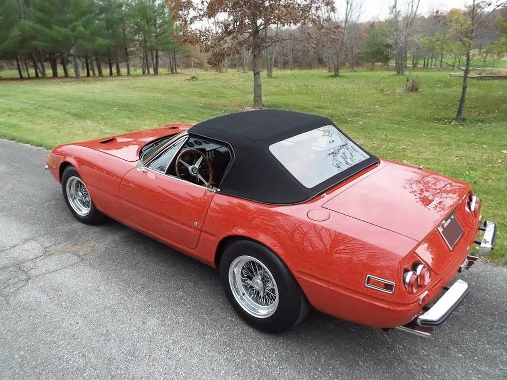 Top Complete Plastic Wndw Ferrari 365/Gt - Replacement Convertible Tops & Pads