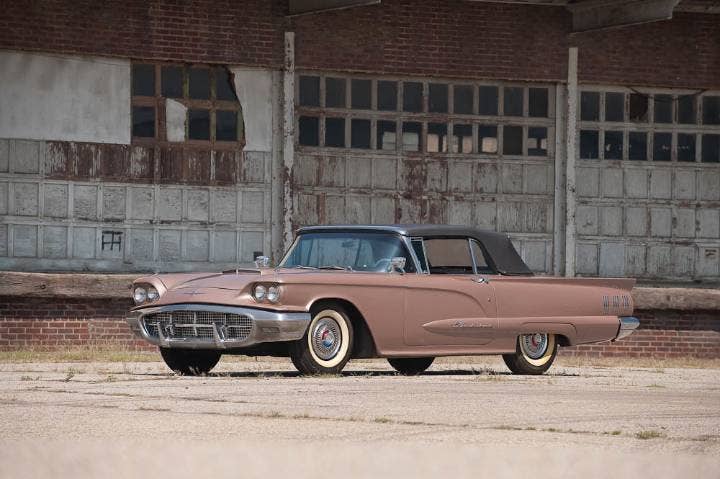 Top Front Section Only Ford T-Bird 58- - Replacement Convertible Tops & Pads