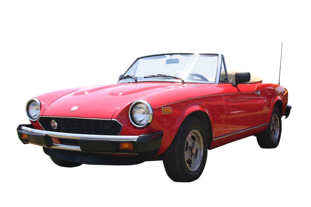 Top Complete Plastic Wndw Fiat 124-Cs2/2 - Replacement Convertible Tops & Pads