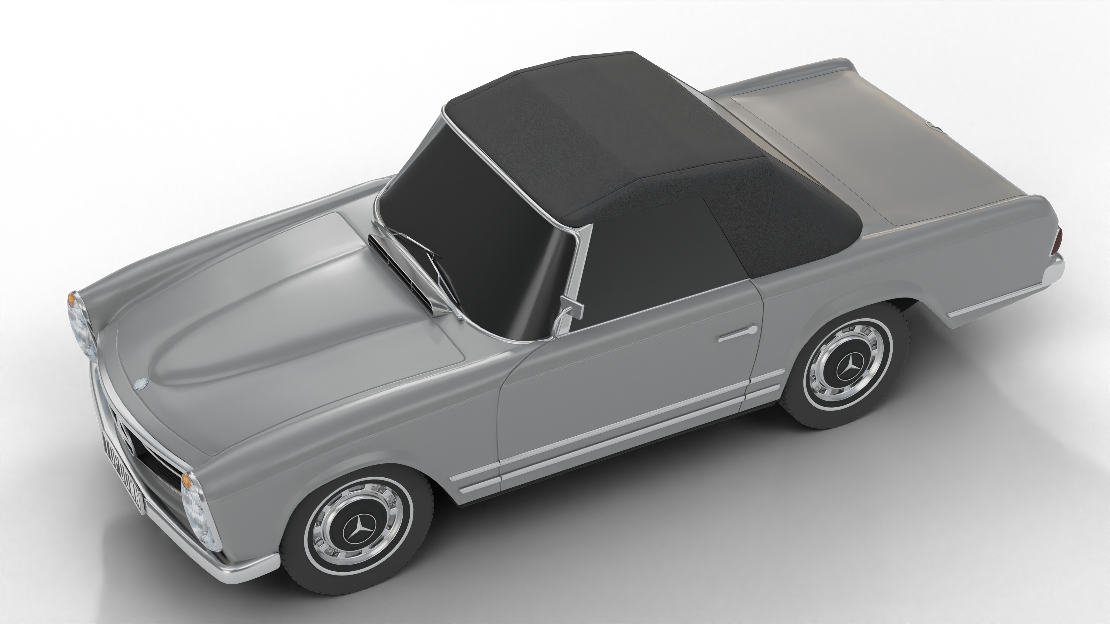 Top Complete Plastic Wndw Mercedes Sl Se - Replacement Convertible Tops & Pads