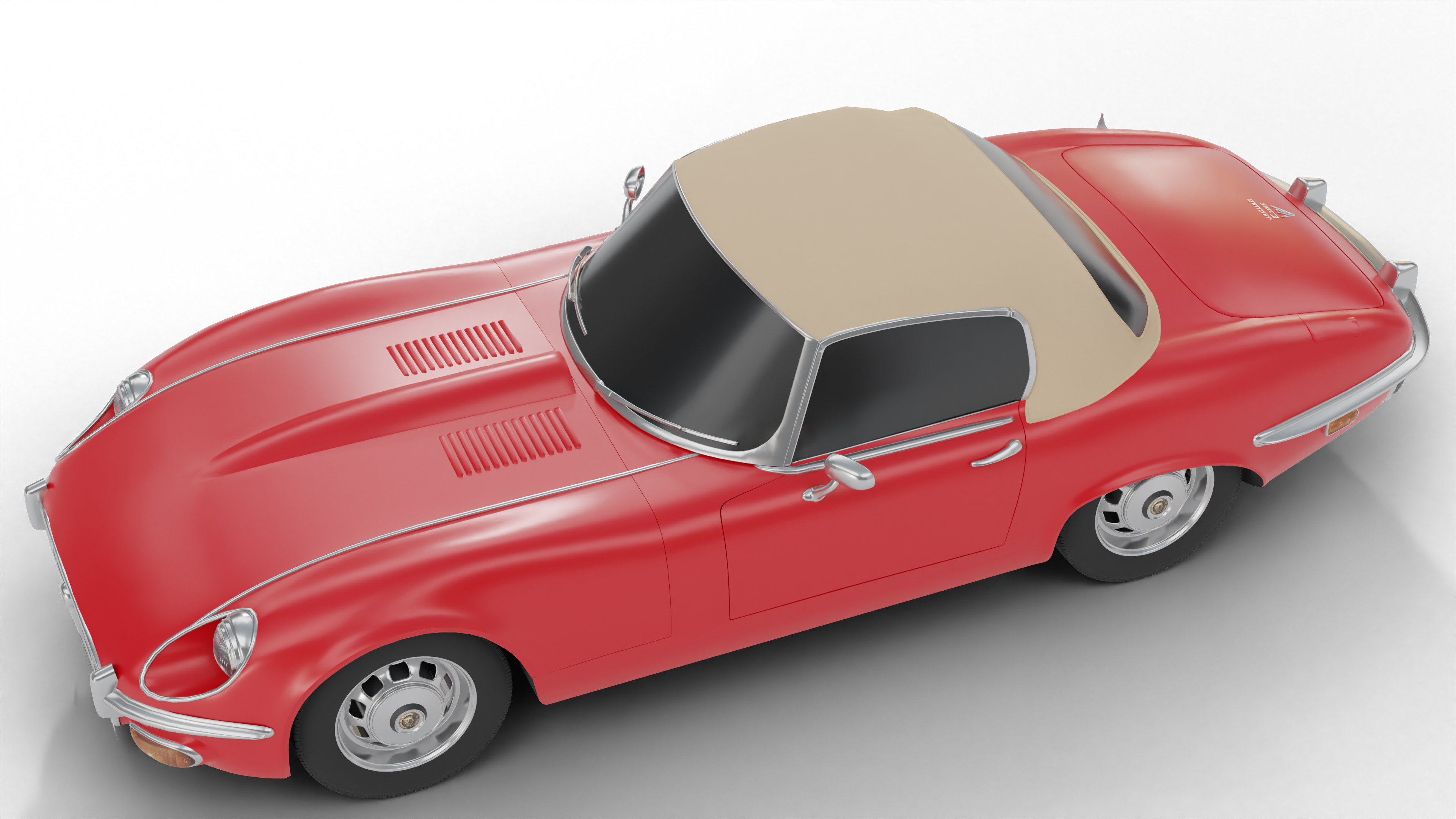 50-57 Xk-120 Jaguar Top W/Curtain - Replacement Convertible Tops & Pads