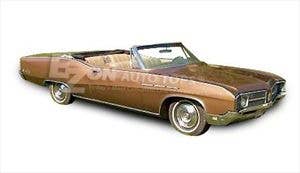 67-68 Gm Full Size Sm Top Only Gm Whit - Replacement Convertible Tops & Pads