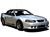 94-04 Ford Mustang Top 1 Pc W/Plastic - Replacement Convertible Tops & Pads